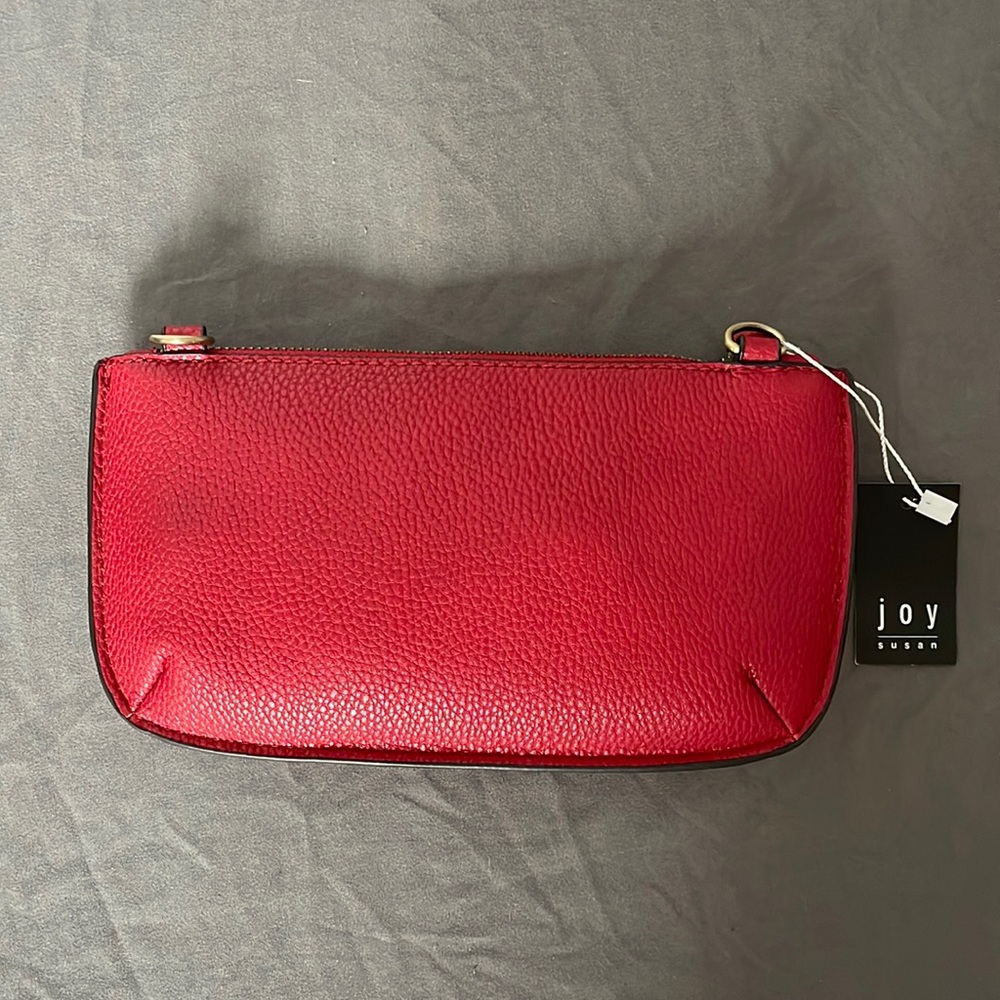 NWT Joy Susan Convertible Wristlet / Red